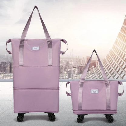 Multifunctional Foldable Wheeled Suitcase