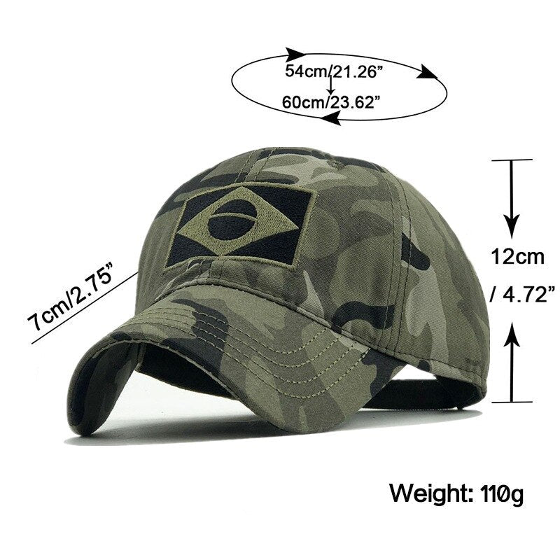 Brazil Flag Tactical Cap