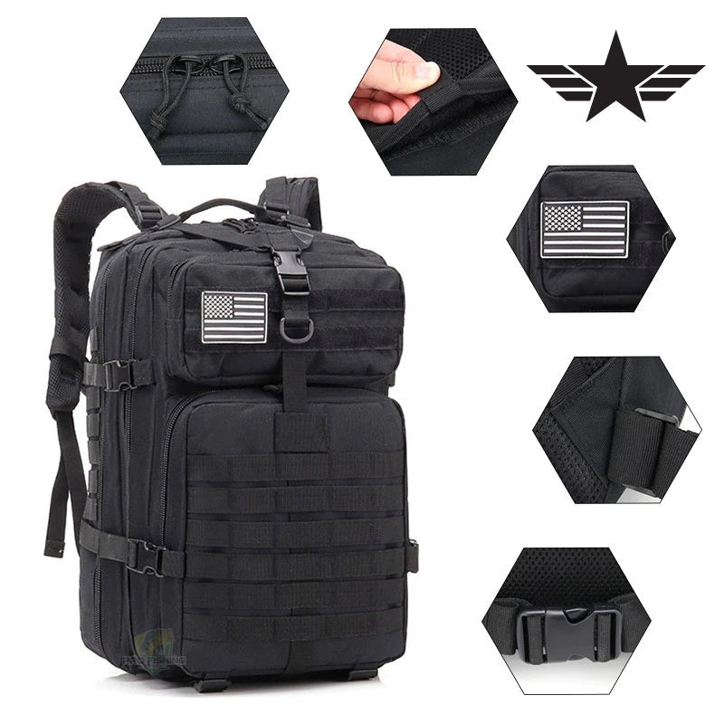 Military Tactical Backpack 50L