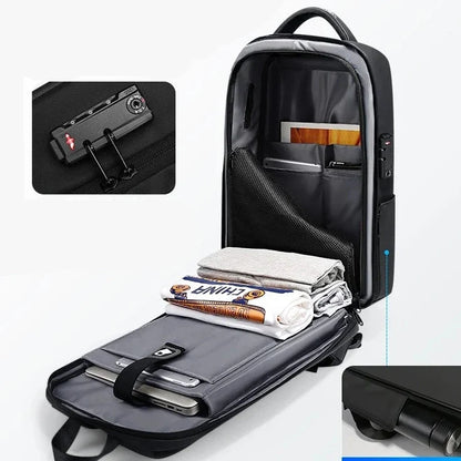 SafeTech Anti-Theft Executive Notebook Backpack