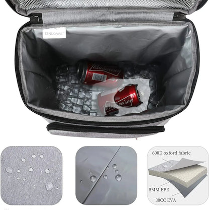 30L Thermal Backpack with Food and Drink Compartment