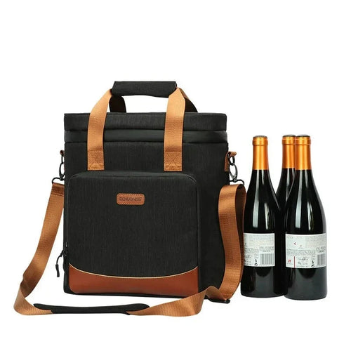 20L Wine and Glasses Thermal Bag