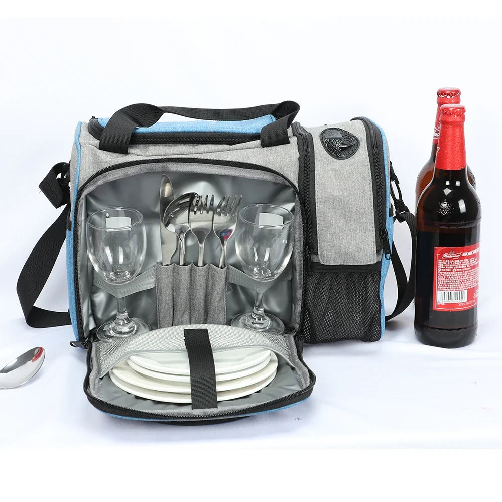 35L Thermal Bag with Glass Compartment