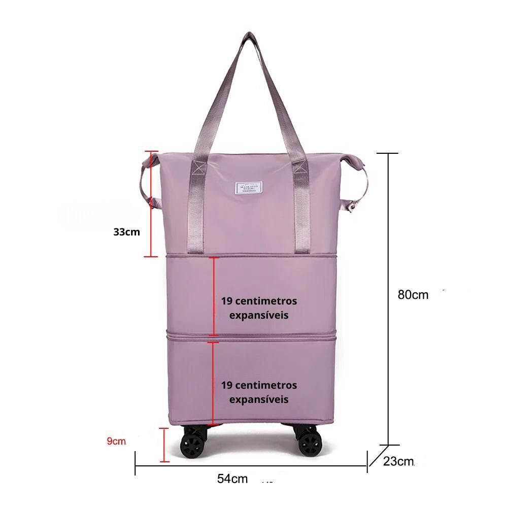 Multifunctional Foldable Wheeled Suitcase