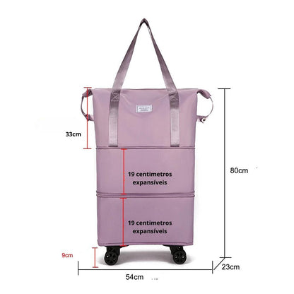 Multifunctional Foldable Wheeled Suitcase