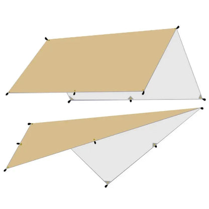 Impermeável Ultralight Garden Canopy Sunshade, Toldo Tenda, Tarp Shade, Outdoor Camping, Tourist Beach Shelter, 5x3m, 4x3m, 3x3m