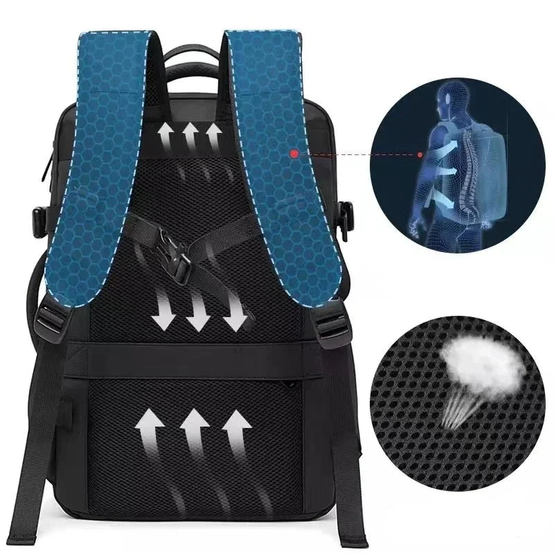 Waterproof Travel Backpack with Multiple Compartments