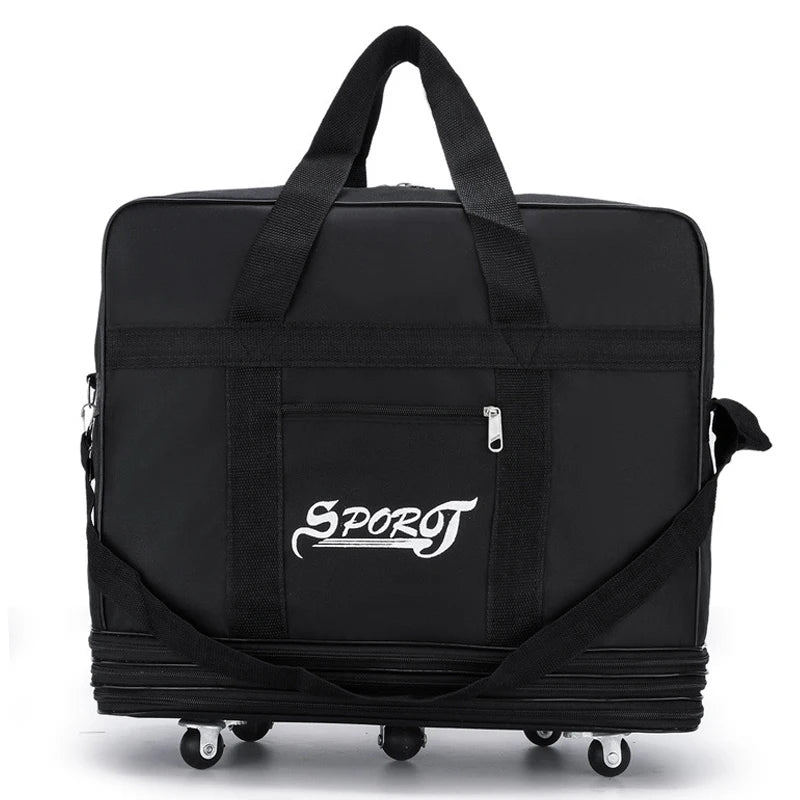 Expandable Wheeled Travel Suitcase