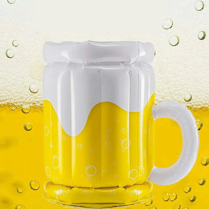 Balde de gelo inflável em pvc, verão, bebidas frescas, bandeja de gelo, piscina, esportes aquáticos, balde de armazenamento de hidratação, caneca de cerveja, modelo de colchões de ar