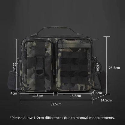Trekking bolsas táticas bolsa de ombro acampamento para o homem caminhadas viagem escalada pesca estilingue crossbody ao ar livre fim de semana molle saco