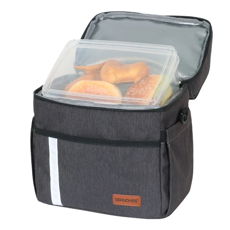 15L Double-Layer Shoulder Thermal Bag