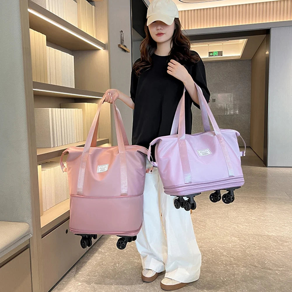 Multifunctional Foldable Wheeled Suitcase