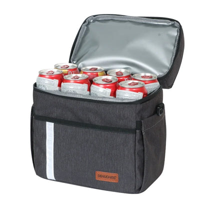 15L Double-Layer Shoulder Thermal Bag