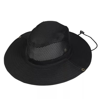 Chapéu de balde respirável para homens, boné de pescador dobrável, sol ao ar livre, bonés de pesca, trekking, praia, vários estilos, verão