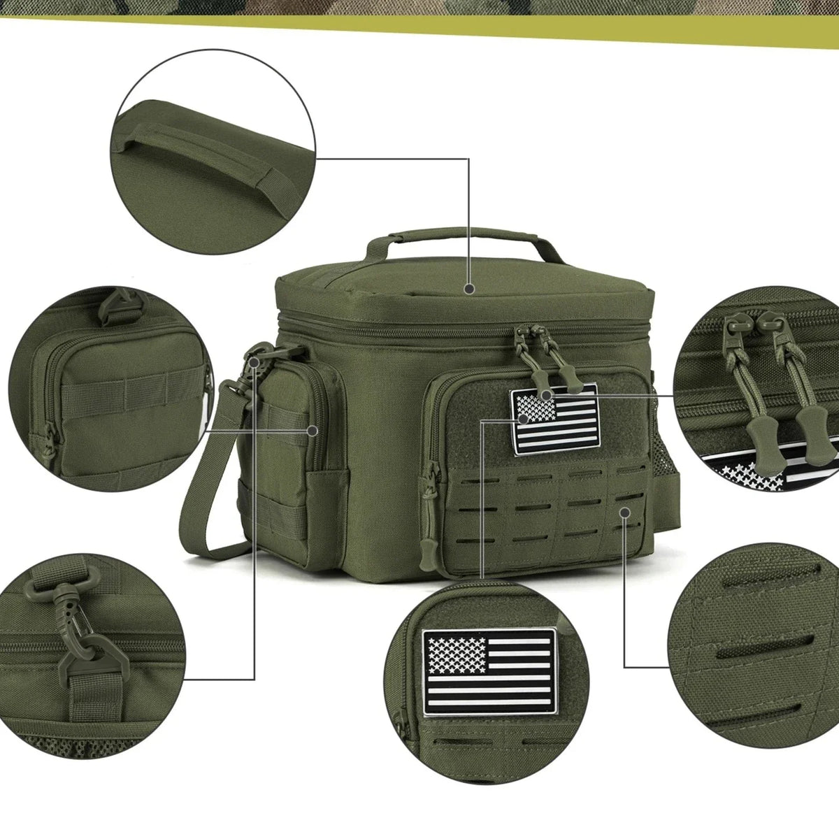 Military Tactical Thermal Lunch Box