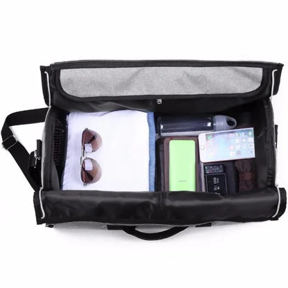 Multi-Function Luggage with Built-in Hanger