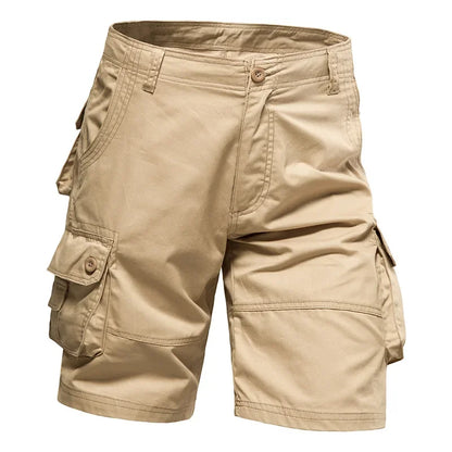 Shorts masculinos transfronteiriços ao ar livre solto-ajuste puro algodão calças casuais na moda verão fino moletom masculino
