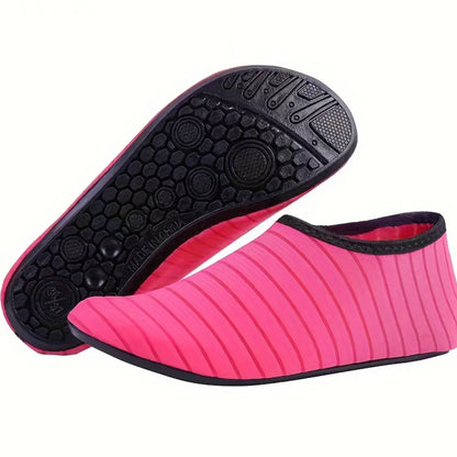 Calçado antiderrapante para esportes aquáticos para homens e mulheres, meias descalças, secagem rápida, sapatos de praia e natação, 1 par