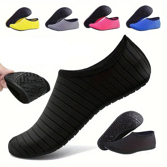 Calçado antiderrapante para esportes aquáticos para homens e mulheres, meias descalças, secagem rápida, sapatos de praia e natação, 1 par