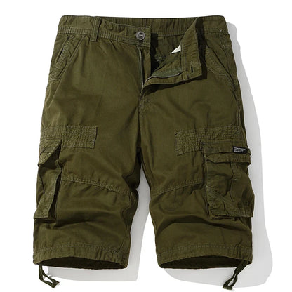 2024 novos homens do exército tático shorts casual multi-bolso masculino carga shorts homme S-XXL transporte da gota abz199