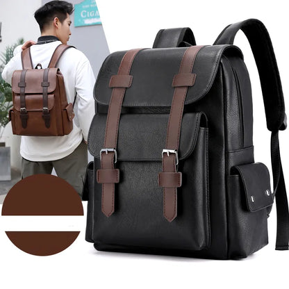 WorkDay Executive Leather Backpack
