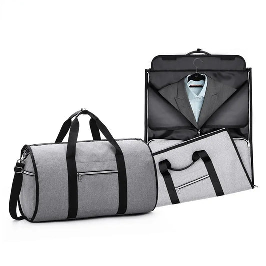 Multi-Function Luggage with Built-in Hanger