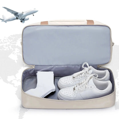 Floless Travel Bag with Shoe Compartment