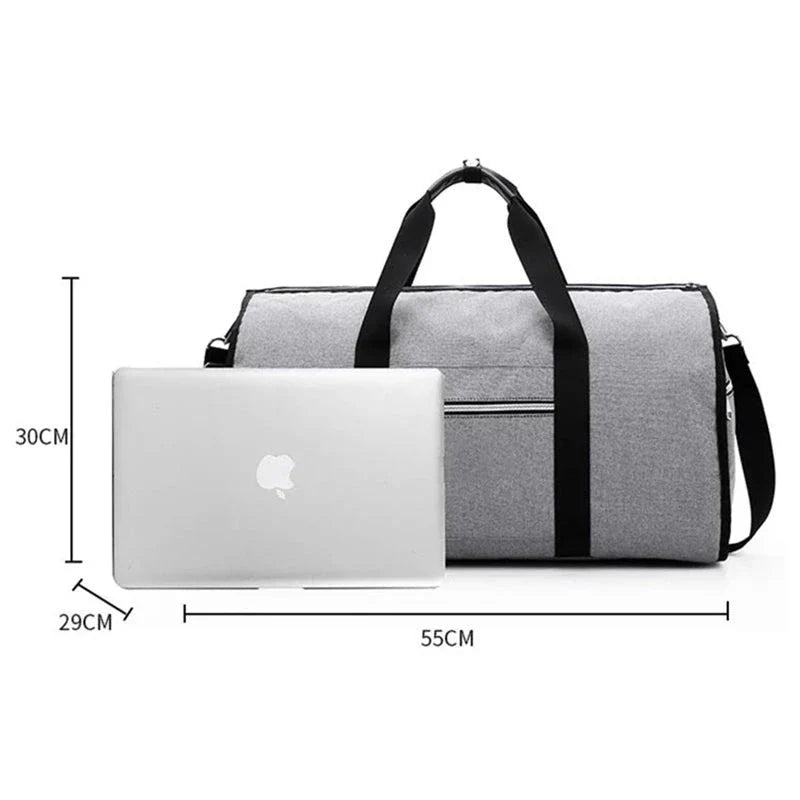 Multi-Function Luggage with Built-in Hanger