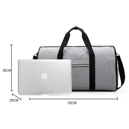 Multi-Function Luggage with Built-in Hanger