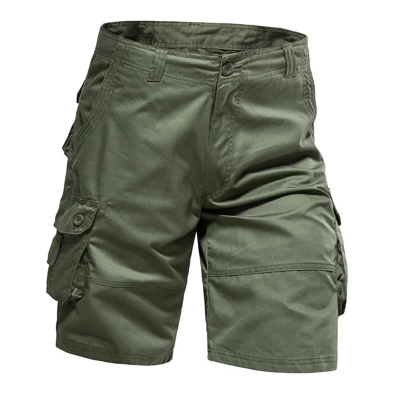 Shorts masculinos transfronteiriços ao ar livre solto-ajuste puro algodão calças casuais na moda verão fino moletom masculino