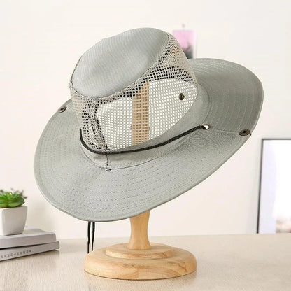 Chapéu de balde respirável para homens, boné de pescador dobrável, sol ao ar livre, bonés de pesca, trekking, praia, vários estilos, verão
