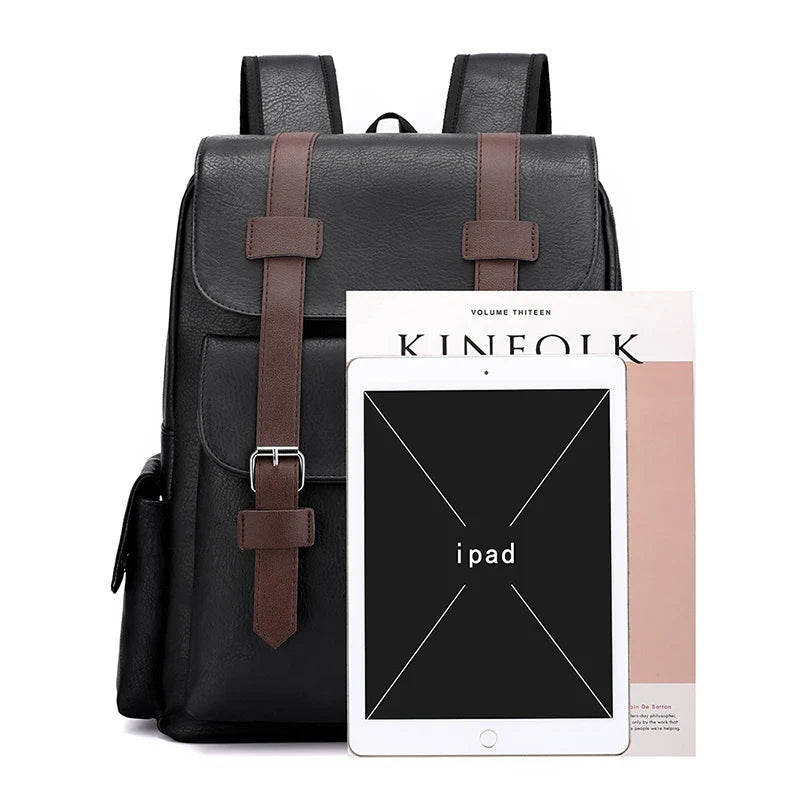 WorkDay Executive Leather Backpack