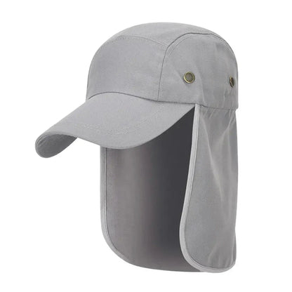 Chapéu de proteção solar ao ar livre para homens e mulheres, caminhadas, viagem, pesca, boné solar com UPF 50 + proteção solar e aba do pescoço