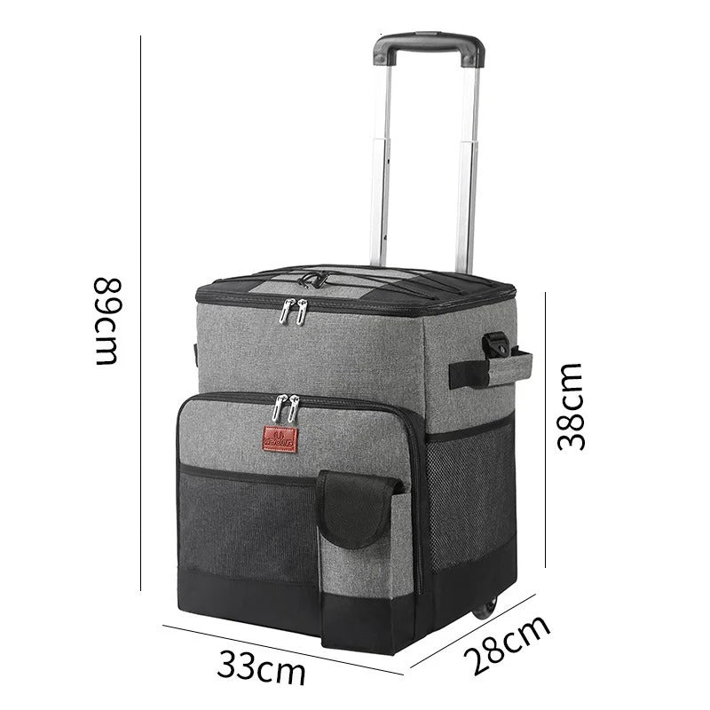 Leak-Proof Wheeled Thermal Backpack