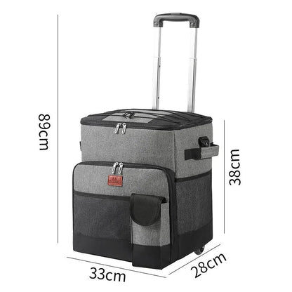 Leak-Proof Wheeled Thermal Backpack