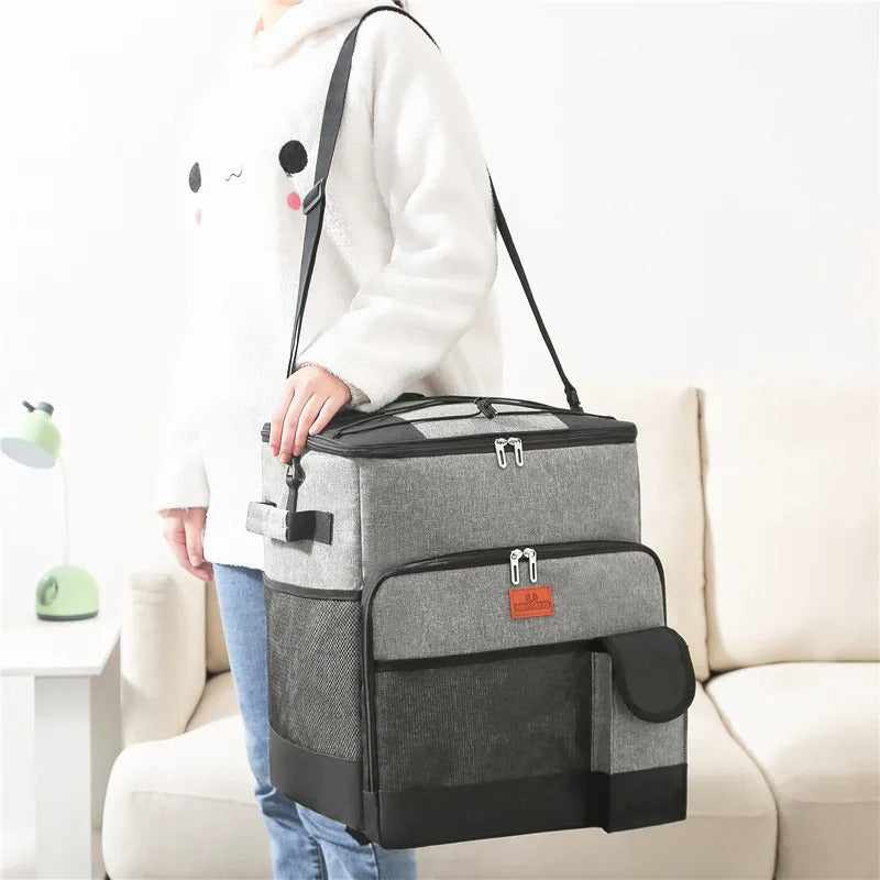 Leak-Proof Wheeled Thermal Backpack