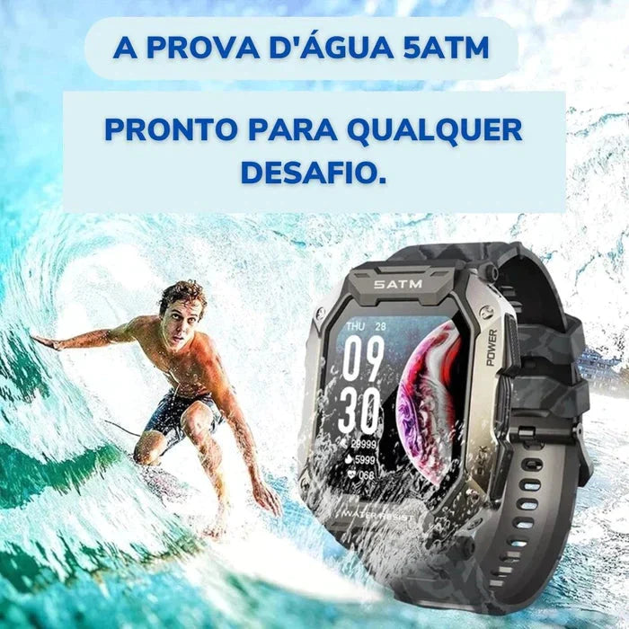 Waterproof & Shockproof Smartwatch + 1 Extra Strap