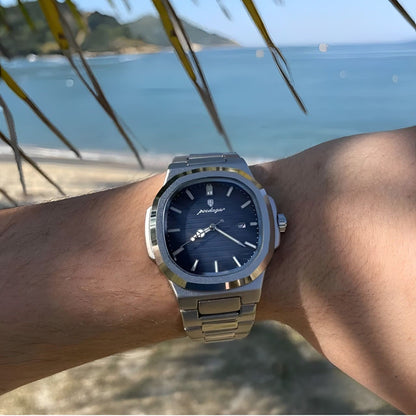POEDAGAR Luxe Watch — Waterproof 41MM